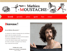 Tablet Screenshot of mathieumoustache.fr